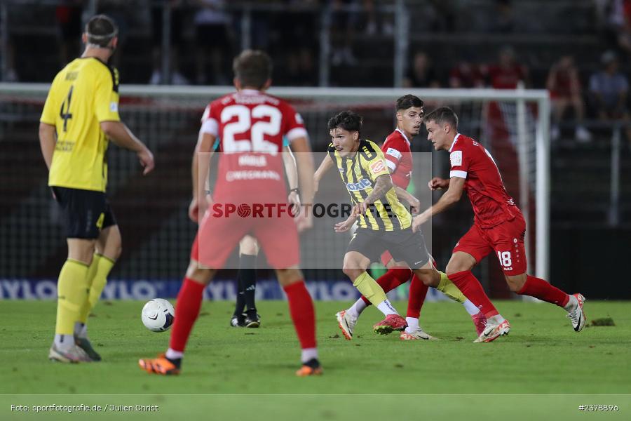 Vincent Ketzer, FLYERALARM Arena, Würzburg, 12.09.2023, sport, action, BFV, Fussball, Saison 2023/2024, Achtelfinale, Toto-Pokal, BAY, FWK, SpVgg Bayreuth, FC Würzburger Kickers - Bild-ID: 2378896