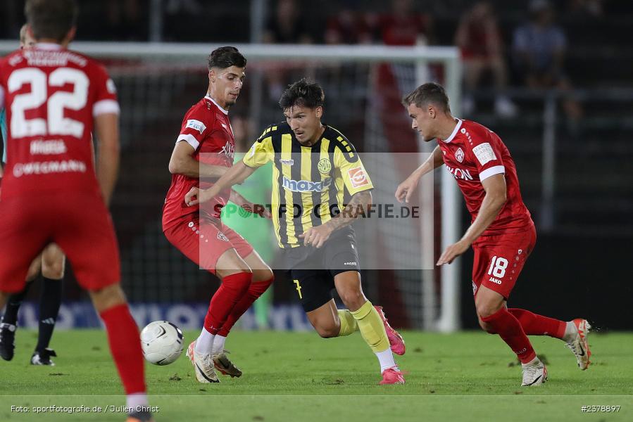 Vincent Ketzer, FLYERALARM Arena, Würzburg, 12.09.2023, sport, action, BFV, Fussball, Saison 2023/2024, Achtelfinale, Toto-Pokal, BAY, FWK, SpVgg Bayreuth, FC Würzburger Kickers - Bild-ID: 2378897