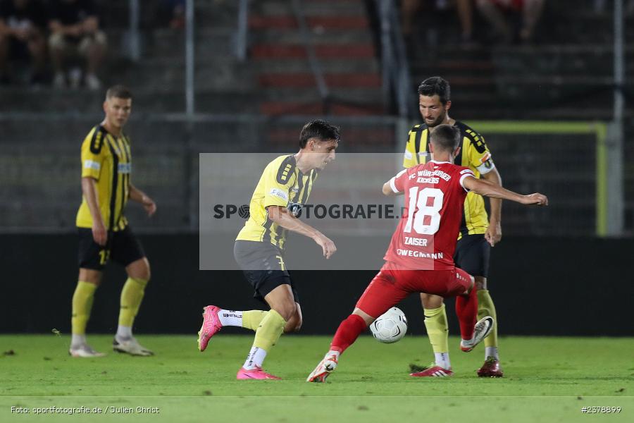 Vincent Ketzer, FLYERALARM Arena, Würzburg, 12.09.2023, sport, action, BFV, Fussball, Saison 2023/2024, Achtelfinale, Toto-Pokal, BAY, FWK, SpVgg Bayreuth, FC Würzburger Kickers - Bild-ID: 2378899