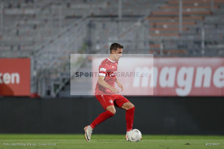 Maximilian Zaiser, FLYERALARM Arena, Würzburg, 12.09.2023, sport, action, BFV, Fussball, Saison 2023/2024, Achtelfinale, Toto-Pokal, BAY, FWK, SpVgg Bayreuth, FC Würzburger Kickers - Bild-ID: 2378901