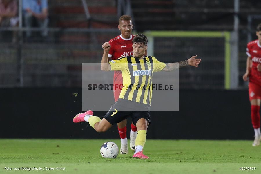Vincent Ketzer, FLYERALARM Arena, Würzburg, 12.09.2023, sport, action, BFV, Fussball, Saison 2023/2024, Achtelfinale, Toto-Pokal, BAY, FWK, SpVgg Bayreuth, FC Würzburger Kickers - Bild-ID: 2378909