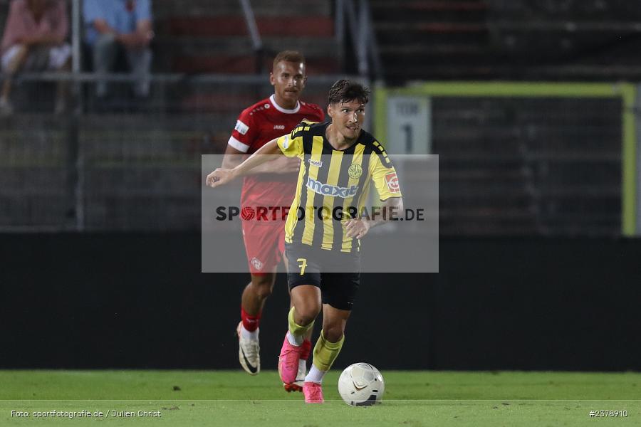 Vincent Ketzer, FLYERALARM Arena, Würzburg, 12.09.2023, sport, action, BFV, Fussball, Saison 2023/2024, Achtelfinale, Toto-Pokal, BAY, FWK, SpVgg Bayreuth, FC Würzburger Kickers - Bild-ID: 2378910