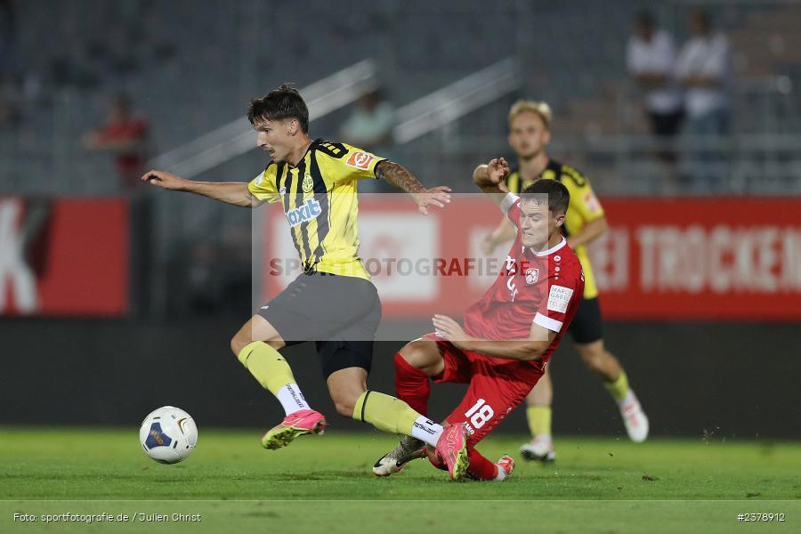 Vincent Ketzer, FLYERALARM Arena, Würzburg, 12.09.2023, sport, action, BFV, Fussball, Saison 2023/2024, Achtelfinale, Toto-Pokal, BAY, FWK, SpVgg Bayreuth, FC Würzburger Kickers - Bild-ID: 2378912