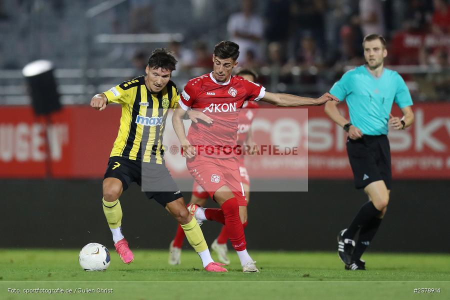 Vincent Ketzer, FLYERALARM Arena, Würzburg, 12.09.2023, sport, action, BFV, Fussball, Saison 2023/2024, Achtelfinale, Toto-Pokal, BAY, FWK, SpVgg Bayreuth, FC Würzburger Kickers - Bild-ID: 2378914