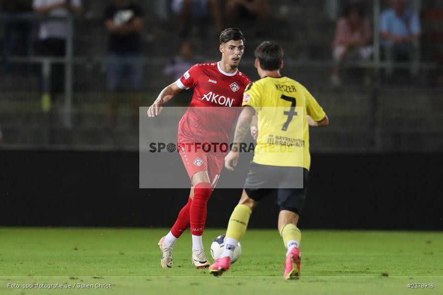 Ivan Franjic, FLYERALARM Arena, Würzburg, 12.09.2023, sport, action, BFV, Fussball, Saison 2023/2024, Achtelfinale, Toto-Pokal, BAY, FWK, SpVgg Bayreuth, FC Würzburger Kickers - Bild-ID: 2378918