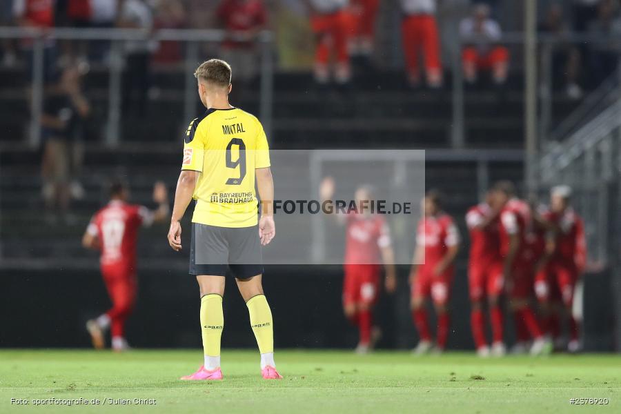 Jakub Mintal, FLYERALARM Arena, Würzburg, 12.09.2023, sport, action, BFV, Fussball, Saison 2023/2024, Achtelfinale, Toto-Pokal, BAY, FWK, SpVgg Bayreuth, FC Würzburger Kickers - Bild-ID: 2378920