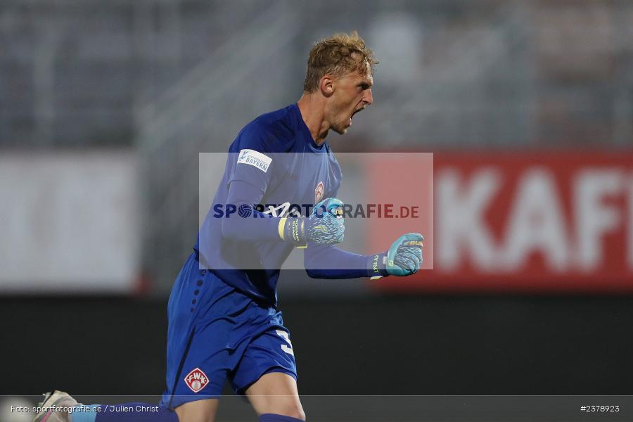 Norman Quindt, FLYERALARM Arena, Würzburg, 12.09.2023, sport, action, BFV, Fussball, Saison 2023/2024, Achtelfinale, Toto-Pokal, BAY, FWK, SpVgg Bayreuth, FC Würzburger Kickers - Bild-ID: 2378923