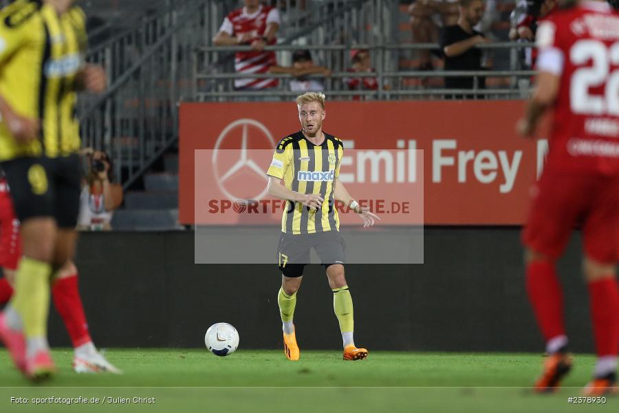 Jonas Wieselsberger, FLYERALARM Arena, Würzburg, 12.09.2023, sport, action, BFV, Fussball, Saison 2023/2024, Achtelfinale, Toto-Pokal, BAY, FWK, SpVgg Bayreuth, FC Würzburger Kickers - Bild-ID: 2378930