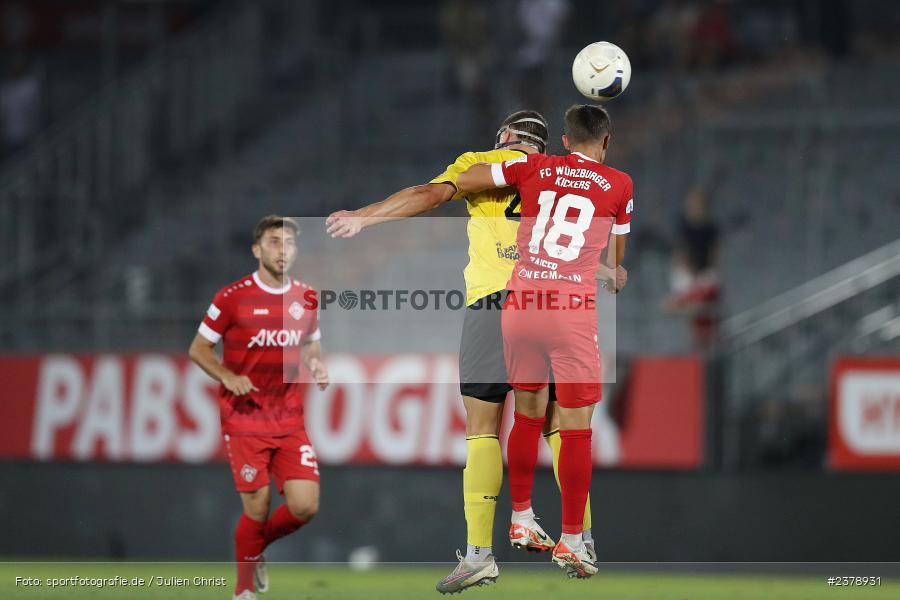 Maximilian Zaiser, FLYERALARM Arena, Würzburg, 12.09.2023, sport, action, BFV, Fussball, Saison 2023/2024, Achtelfinale, Toto-Pokal, BAY, FWK, SpVgg Bayreuth, FC Würzburger Kickers - Bild-ID: 2378931