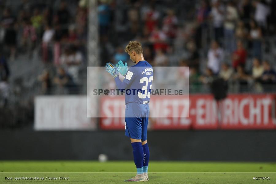 Norman Quindt, FLYERALARM Arena, Würzburg, 12.09.2023, sport, action, BFV, Fussball, Saison 2023/2024, Achtelfinale, Toto-Pokal, BAY, FWK, SpVgg Bayreuth, FC Würzburger Kickers - Bild-ID: 2378932