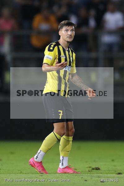 Vincent Ketzer, FLYERALARM Arena, Würzburg, 12.09.2023, sport, action, BFV, Fussball, Saison 2023/2024, Achtelfinale, Toto-Pokal, BAY, FWK, SpVgg Bayreuth, FC Würzburger Kickers - Bild-ID: 2378933
