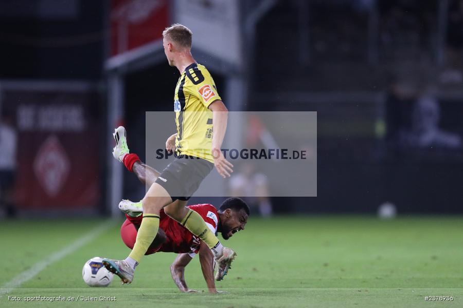 Fabrice Montcheu, FLYERALARM Arena, Würzburg, 12.09.2023, sport, action, BFV, Fussball, Saison 2023/2024, Achtelfinale, Toto-Pokal, BAY, FWK, SpVgg Bayreuth, FC Würzburger Kickers - Bild-ID: 2378936