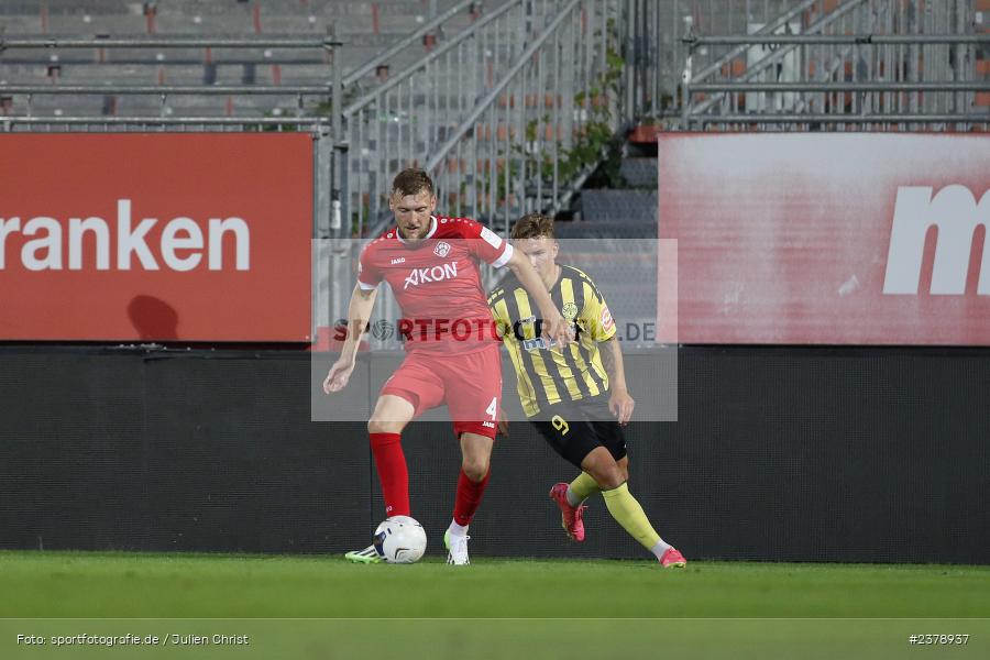 Yannick Scholz, FLYERALARM Arena, Würzburg, 12.09.2023, sport, action, BFV, Fussball, Saison 2023/2024, Achtelfinale, Toto-Pokal, BAY, FWK, SpVgg Bayreuth, FC Würzburger Kickers - Bild-ID: 2378937