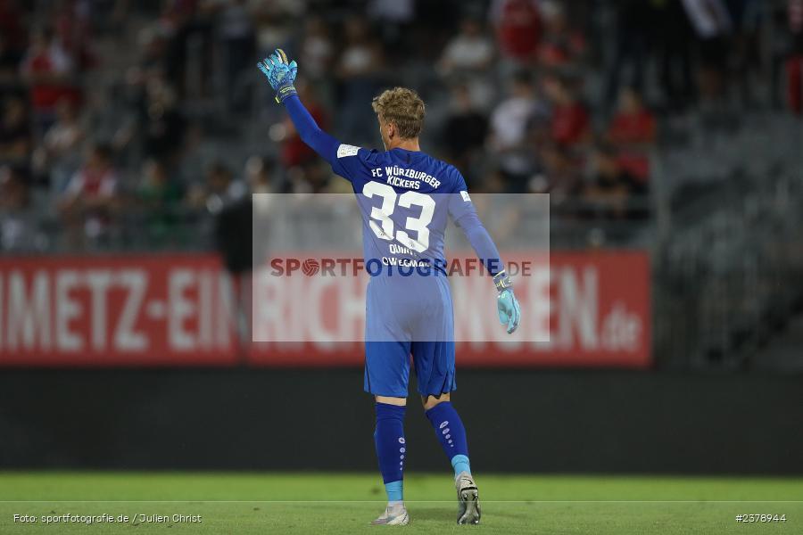 Norman Quindt, FLYERALARM Arena, Würzburg, 12.09.2023, sport, action, BFV, Fussball, Saison 2023/2024, Achtelfinale, Toto-Pokal, BAY, FWK, SpVgg Bayreuth, FC Würzburger Kickers - Bild-ID: 2378944