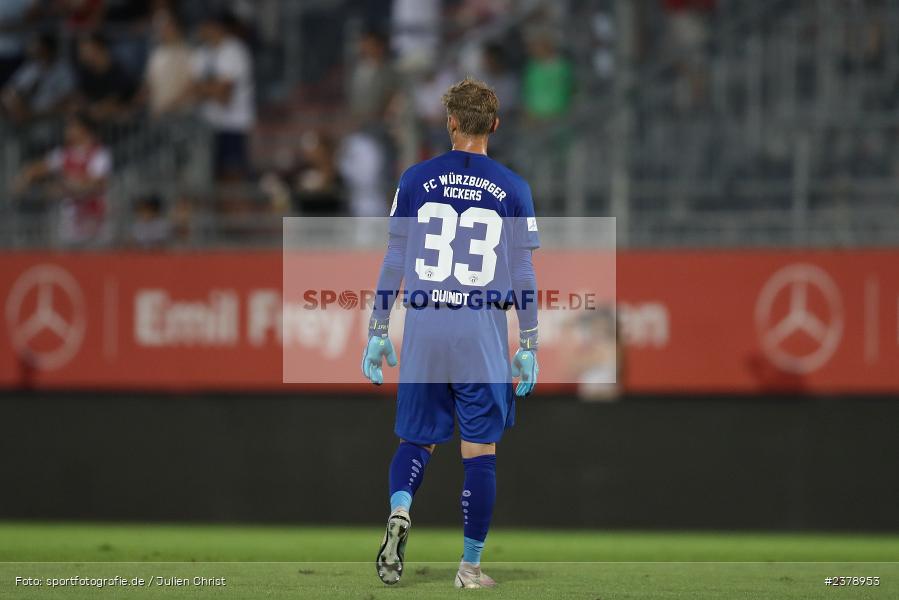 Norman Quindt, FLYERALARM Arena, Würzburg, 12.09.2023, sport, action, BFV, Fussball, Saison 2023/2024, Achtelfinale, Toto-Pokal, BAY, FWK, SpVgg Bayreuth, FC Würzburger Kickers - Bild-ID: 2378953