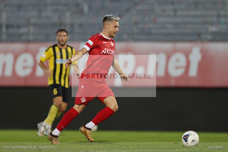 Thomas Haas, FLYERALARM Arena, Würzburg, 12.09.2023, sport, action, BFV, Fussball, Saison 2023/2024, Achtelfinale, Toto-Pokal, BAY, FWK, SpVgg Bayreuth, FC Würzburger Kickers - Bild-ID: 2378969