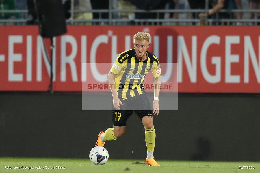 Jonas Wieselsberger, FLYERALARM Arena, Würzburg, 12.09.2023, sport, action, BFV, Fussball, Saison 2023/2024, Achtelfinale, Toto-Pokal, BAY, FWK, SpVgg Bayreuth, FC Würzburger Kickers - Bild-ID: 2378976