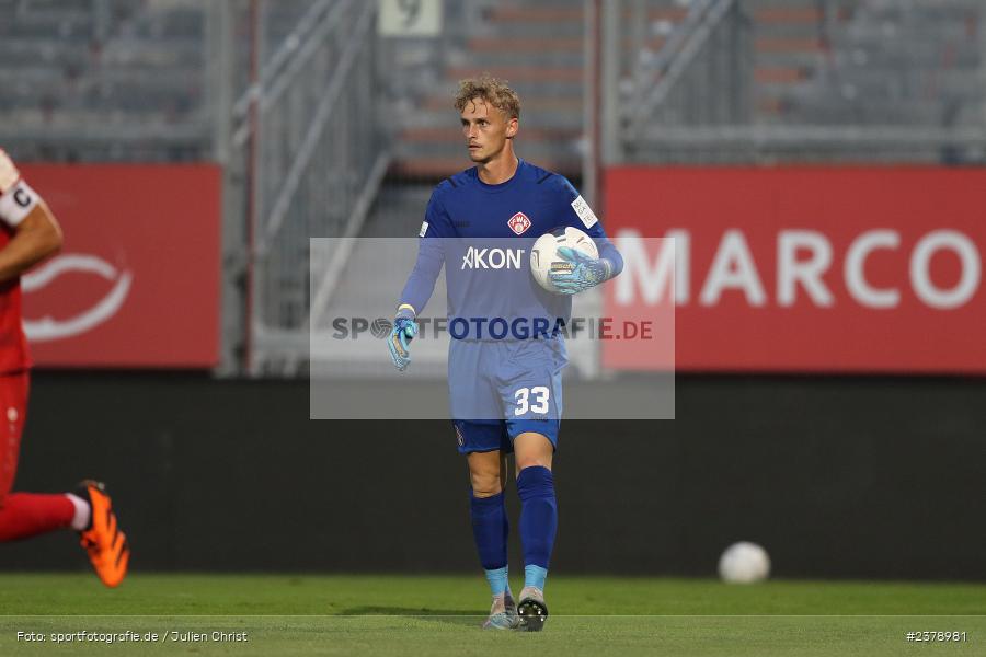 Norman Quindt, FLYERALARM Arena, Würzburg, 12.09.2023, sport, action, BFV, Fussball, Saison 2023/2024, Achtelfinale, Toto-Pokal, BAY, FWK, SpVgg Bayreuth, FC Würzburger Kickers - Bild-ID: 2378981