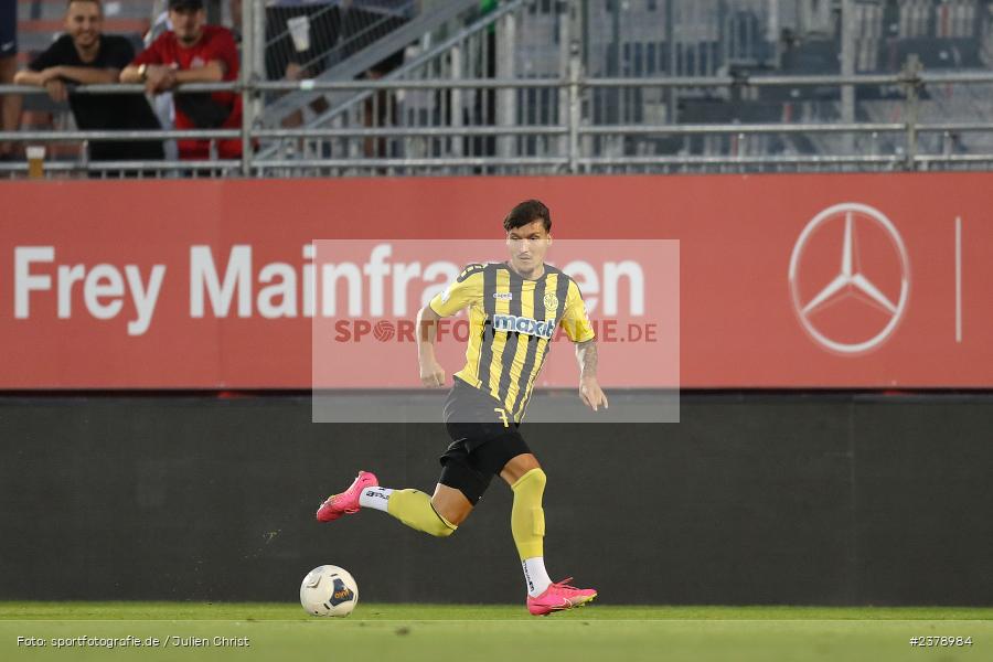 Vincent Ketzer, FLYERALARM Arena, Würzburg, 12.09.2023, sport, action, BFV, Fussball, Saison 2023/2024, Achtelfinale, Toto-Pokal, BAY, FWK, SpVgg Bayreuth, FC Würzburger Kickers - Bild-ID: 2378984