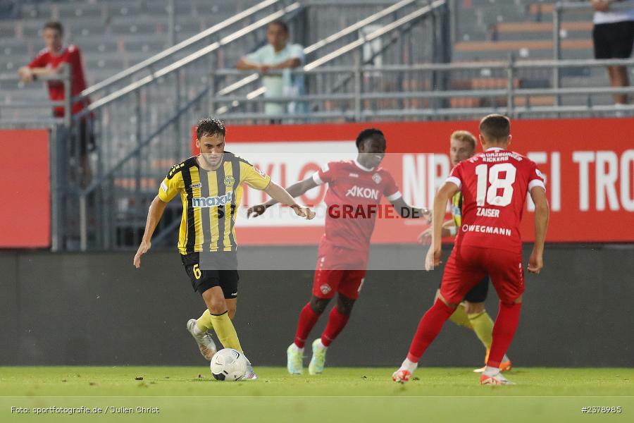 Tim Latteier, FLYERALARM Arena, Würzburg, 12.09.2023, sport, action, BFV, Fussball, Saison 2023/2024, Achtelfinale, Toto-Pokal, BAY, FWK, SpVgg Bayreuth, FC Würzburger Kickers - Bild-ID: 2378985