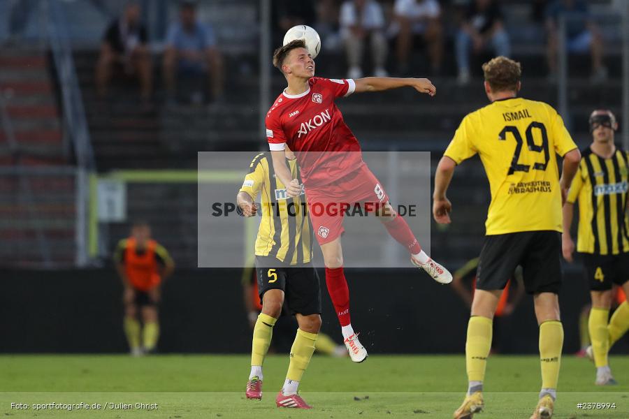 Fabian Wessig, FLYERALARM Arena, Würzburg, 12.09.2023, sport, action, BFV, Fussball, Saison 2023/2024, Achtelfinale, Toto-Pokal, BAY, FWK, SpVgg Bayreuth, FC Würzburger Kickers - Bild-ID: 2378994