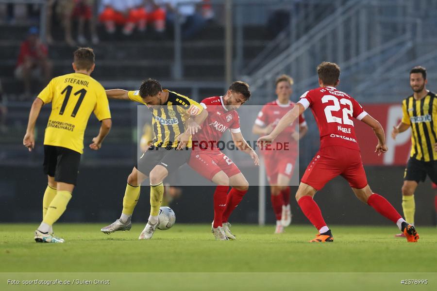 Dominik Meisel, FLYERALARM Arena, Würzburg, 12.09.2023, sport, action, BFV, Fussball, Saison 2023/2024, Achtelfinale, Toto-Pokal, BAY, FWK, SpVgg Bayreuth, FC Würzburger Kickers - Bild-ID: 2378995