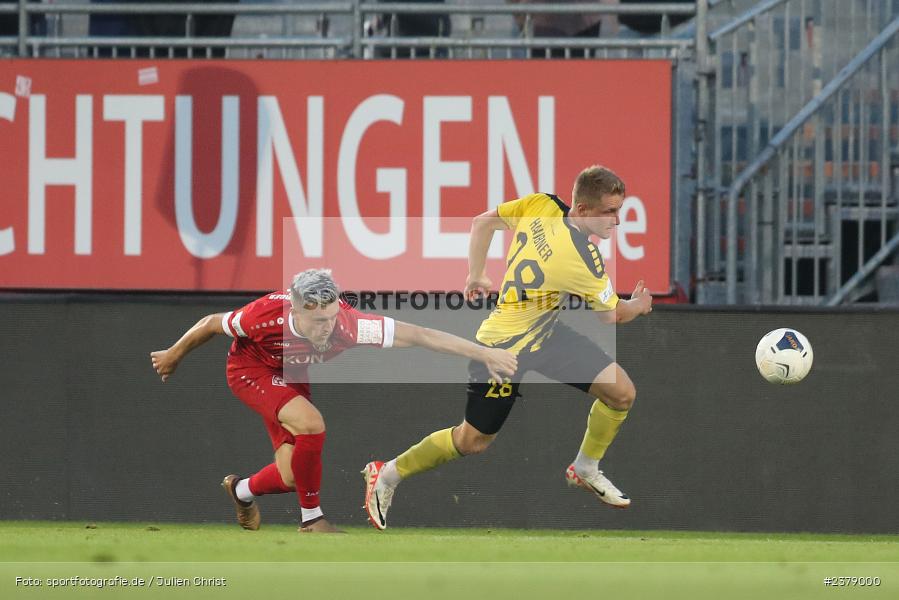 Daniel Haubner, FLYERALARM Arena, Würzburg, 12.09.2023, sport, action, BFV, Fussball, Saison 2023/2024, Achtelfinale, Toto-Pokal, BAY, FWK, SpVgg Bayreuth, FC Würzburger Kickers - Bild-ID: 2379000