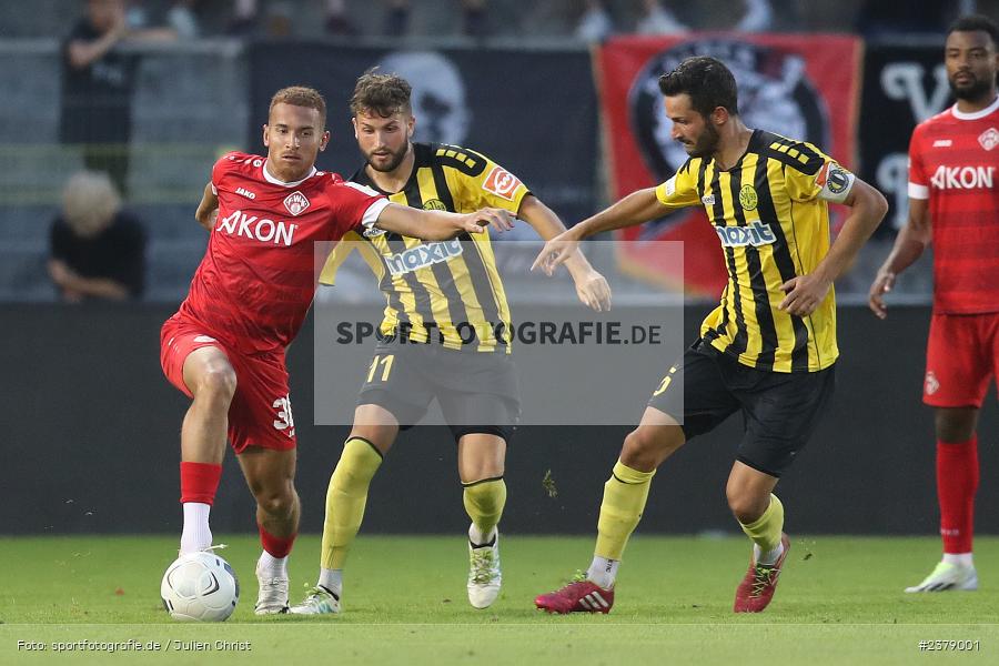 Benyas Solomon Junge-Abiol, FLYERALARM Arena, Würzburg, 12.09.2023, sport, action, BFV, Fussball, Saison 2023/2024, Achtelfinale, Toto-Pokal, BAY, FWK, SpVgg Bayreuth, FC Würzburger Kickers - Bild-ID: 2379001