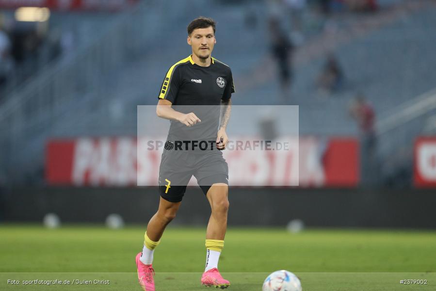 Vincent Ketzer, FLYERALARM Arena, Würzburg, 12.09.2023, sport, action, BFV, Fussball, Saison 2023/2024, Achtelfinale, Toto-Pokal, BAY, FWK, SpVgg Bayreuth, FC Würzburger Kickers - Bild-ID: 2379002