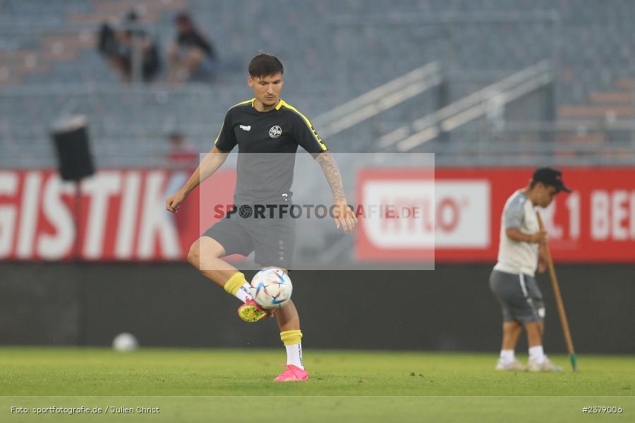 Vincent Ketzer, FLYERALARM Arena, Würzburg, 12.09.2023, sport, action, BFV, Fussball, Saison 2023/2024, Achtelfinale, Toto-Pokal, BAY, FWK, SpVgg Bayreuth, FC Würzburger Kickers - Bild-ID: 2379006