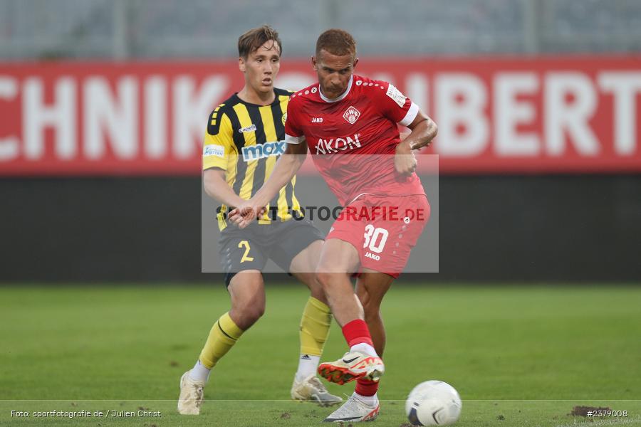 Benyas Solomon Junge-Abiol, FLYERALARM Arena, Würzburg, 12.09.2023, sport, action, BFV, Fussball, Saison 2023/2024, Achtelfinale, Toto-Pokal, BAY, FWK, SpVgg Bayreuth, FC Würzburger Kickers - Bild-ID: 2379008