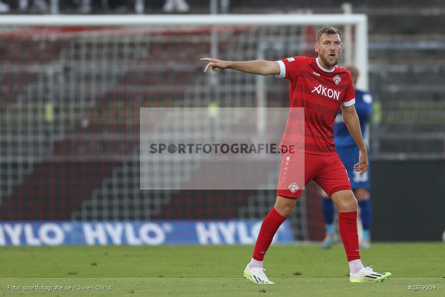 Yannick Scholz, FLYERALARM Arena, Würzburg, 12.09.2023, sport, action, BFV, Fussball, Saison 2023/2024, Achtelfinale, Toto-Pokal, BAY, FWK, SpVgg Bayreuth, FC Würzburger Kickers - Bild-ID: 2379009