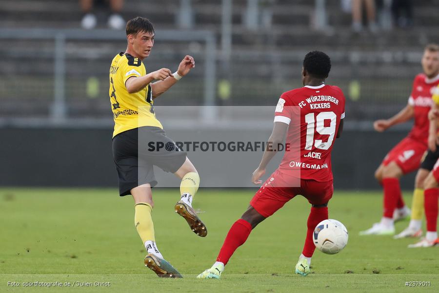 Eduard Heckmann, FLYERALARM Arena, Würzburg, 12.09.2023, sport, action, BFV, Fussball, Saison 2023/2024, Achtelfinale, Toto-Pokal, BAY, FWK, SpVgg Bayreuth, FC Würzburger Kickers - Bild-ID: 2379011