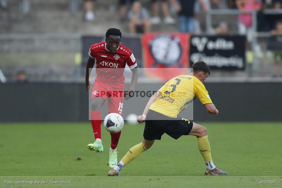 Benjika Caciel, FLYERALARM Arena, Würzburg, 12.09.2023, sport, action, BFV, Fussball, Saison 2023/2024, Achtelfinale, Toto-Pokal, BAY, FWK, SpVgg Bayreuth, FC Würzburger Kickers - Bild-ID: 2379017