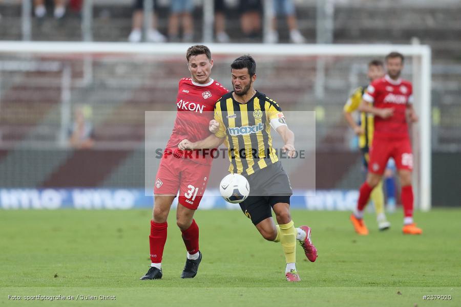 Edwin Schwarz, FLYERALARM Arena, Würzburg, 12.09.2023, sport, action, BFV, Fussball, Saison 2023/2024, Achtelfinale, Toto-Pokal, BAY, FWK, SpVgg Bayreuth, FC Würzburger Kickers - Bild-ID: 2379020