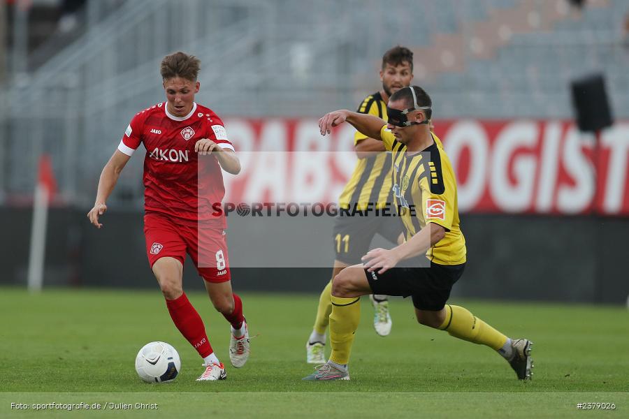 Fabian Wessig, FLYERALARM Arena, Würzburg, 12.09.2023, sport, action, BFV, Fussball, Saison 2023/2024, Achtelfinale, Toto-Pokal, BAY, FWK, SpVgg Bayreuth, FC Würzburger Kickers - Bild-ID: 2379026