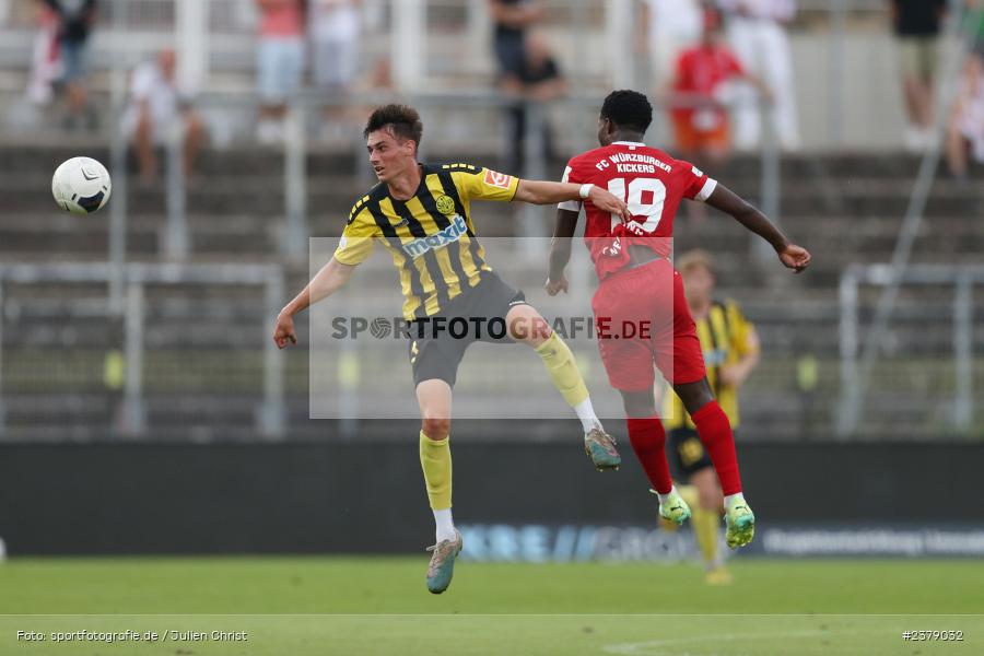 Eduard Heckmann, FLYERALARM Arena, Würzburg, 12.09.2023, sport, action, BFV, Fussball, Saison 2023/2024, Achtelfinale, Toto-Pokal, BAY, FWK, SpVgg Bayreuth, FC Würzburger Kickers - Bild-ID: 2379032