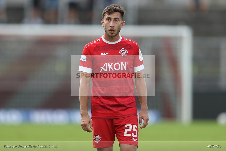 Dominik Meisel, FLYERALARM Arena, Würzburg, 12.09.2023, sport, action, BFV, Fussball, Saison 2023/2024, Achtelfinale, Toto-Pokal, BAY, FWK, SpVgg Bayreuth, FC Würzburger Kickers - Bild-ID: 2379036
