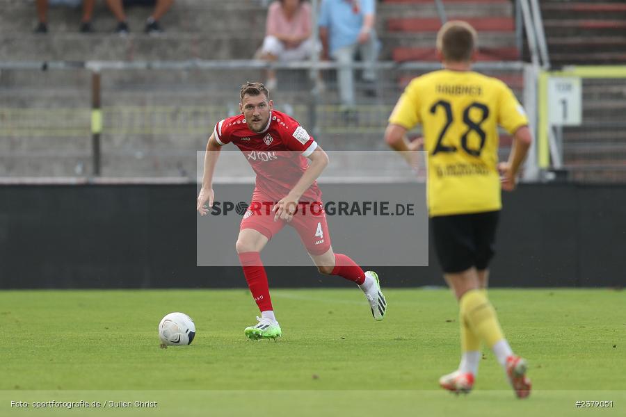 Yannick Scholz, FLYERALARM Arena, Würzburg, 12.09.2023, sport, action, BFV, Fussball, Saison 2023/2024, Achtelfinale, Toto-Pokal, BAY, FWK, SpVgg Bayreuth, FC Würzburger Kickers - Bild-ID: 2379051