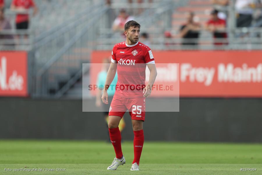 Dominik Meisel, FLYERALARM Arena, Würzburg, 12.09.2023, sport, action, BFV, Fussball, Saison 2023/2024, Achtelfinale, Toto-Pokal, BAY, FWK, SpVgg Bayreuth, FC Würzburger Kickers - Bild-ID: 2379059