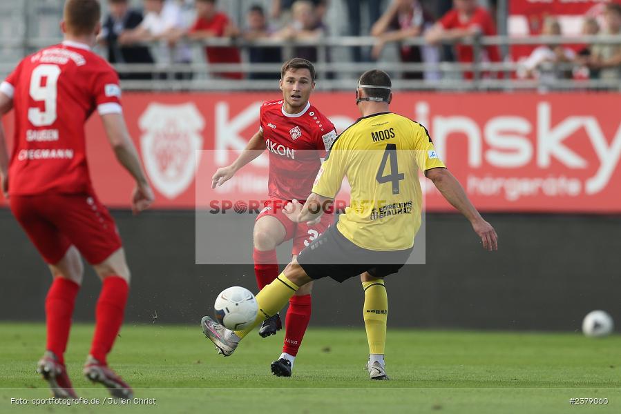 Tim Kraus, FLYERALARM Arena, Würzburg, 12.09.2023, sport, action, BFV, Fussball, Saison 2023/2024, Achtelfinale, Toto-Pokal, BAY, FWK, SpVgg Bayreuth, FC Würzburger Kickers - Bild-ID: 2379060