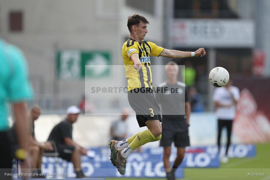 Eduard Heckmann, FLYERALARM Arena, Würzburg, 12.09.2023, sport, action, BFV, Fussball, Saison 2023/2024, Achtelfinale, Toto-Pokal, BAY, FWK, SpVgg Bayreuth, FC Würzburger Kickers - Bild-ID: 2379062