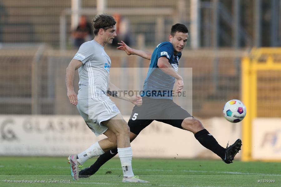 Florian Pieper, Stadion am Schönbusch, Aschaffenburg, 15.09.2023, sport, action, BFV, Fussball, Saison 2023/2024, 10. Spieltag, Regionalliga Bayern, SVS, SVA, SV Schalding-Heining, SV Viktoria Aschaffenburg - Bild-ID: 2379099