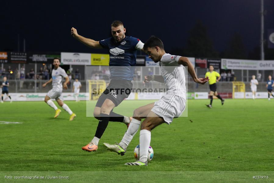 Arda Nadaroglu, Stadion am Schönbusch, Aschaffenburg, 15.09.2023, sport, action, BFV, Fussball, Saison 2023/2024, 10. Spieltag, Regionalliga Bayern, SVS, SVA, SV Schalding-Heining, SV Viktoria Aschaffenburg - Bild-ID: 2379113