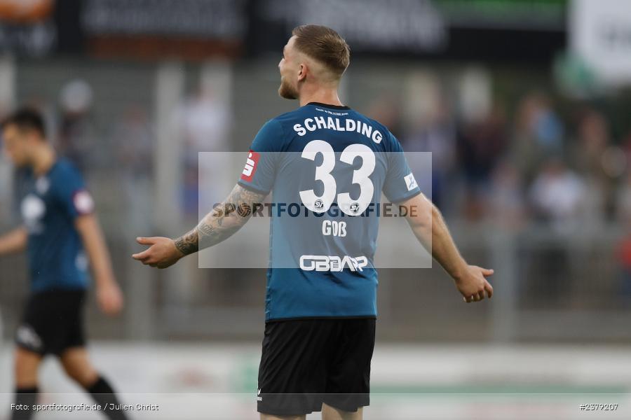 Jonas Goß, Stadion am Schönbusch, Aschaffenburg, 15.09.2023, sport, action, BFV, Fussball, Saison 2023/2024, 10. Spieltag, Regionalliga Bayern, SVS, SVA, SV Schalding-Heining, SV Viktoria Aschaffenburg - Bild-ID: 2379207