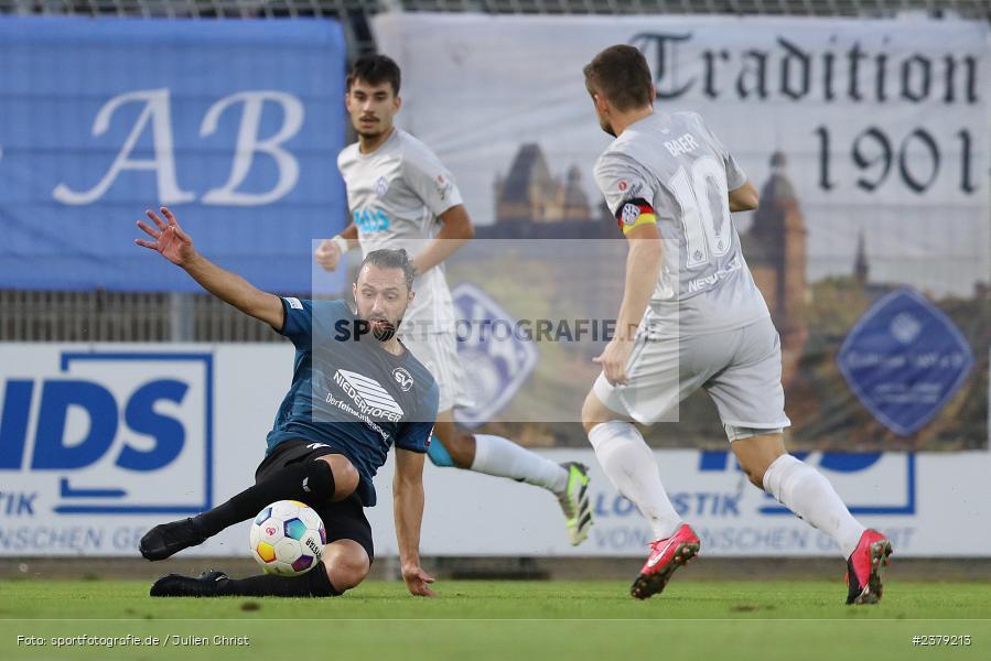 Philipp Knochner, Stadion am Schönbusch, Aschaffenburg, 15.09.2023, sport, action, BFV, Fussball, Saison 2023/2024, 10. Spieltag, Regionalliga Bayern, SVS, SVA, SV Schalding-Heining, SV Viktoria Aschaffenburg - Bild-ID: 2379213 Philipp Knochner, Stadion am Schönbusch, Aschaffenburg, 15.09.2023, sport, action, BFV, Fussball, Saison 2023/2024, 10. Spieltag, Regionalliga Bayern, SVS, SVA, SV Schalding-Heining, SV Viktoria Aschaffenburg - Bild-ID: 2379213