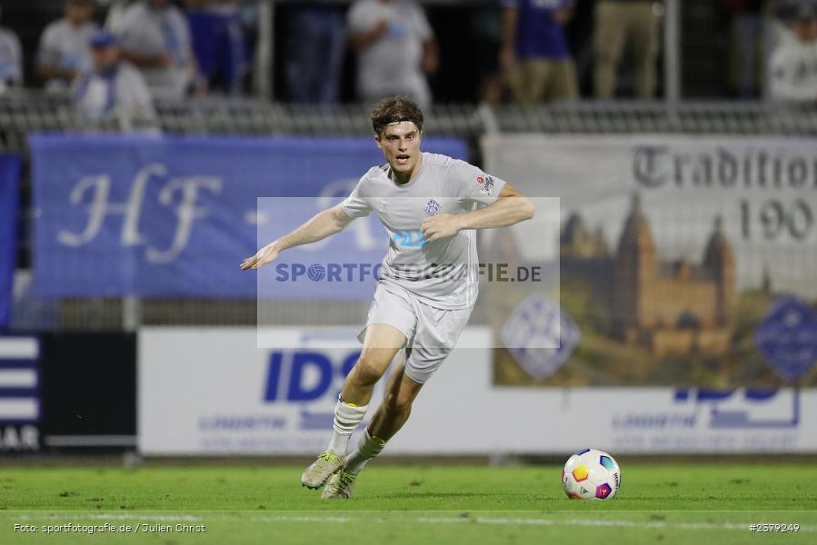 Florian Pieper, Stadion am Schönbusch, Aschaffenburg, 15.09.2023, sport, action, BFV, Fussball, Saison 2023/2024, 10. Spieltag, Regionalliga Bayern, SVS, SVA, SV Schalding-Heining, SV Viktoria Aschaffenburg - Bild-ID: 2379249