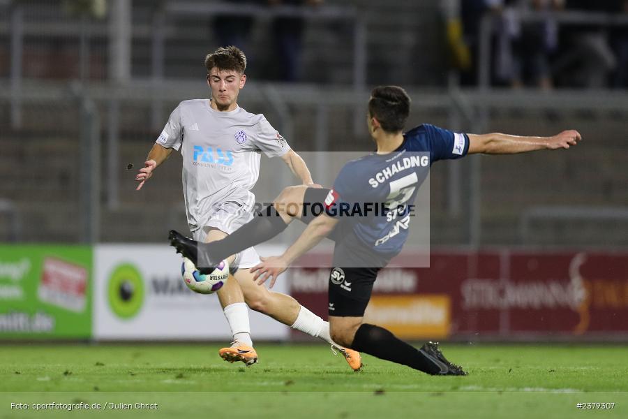 Lars Kleiner, Stadion am Schönbusch, Aschaffenburg, 15.09.2023, sport, action, BFV, Fussball, Saison 2023/2024, 10. Spieltag, Regionalliga Bayern, SVS, SVA, SV Schalding-Heining, SV Viktoria Aschaffenburg - Bild-ID: 2379307 Lars Kleiner, Stadion am Schönbusch, Aschaffenburg, 15.09.2023, sport, action, BFV, Fussball, Saison 2023/2024, 10. Spieltag, Regionalliga Bayern, SVS, SVA, SV Schalding-Heining, SV Viktoria Aschaffenburg - Bild-ID: 2379307