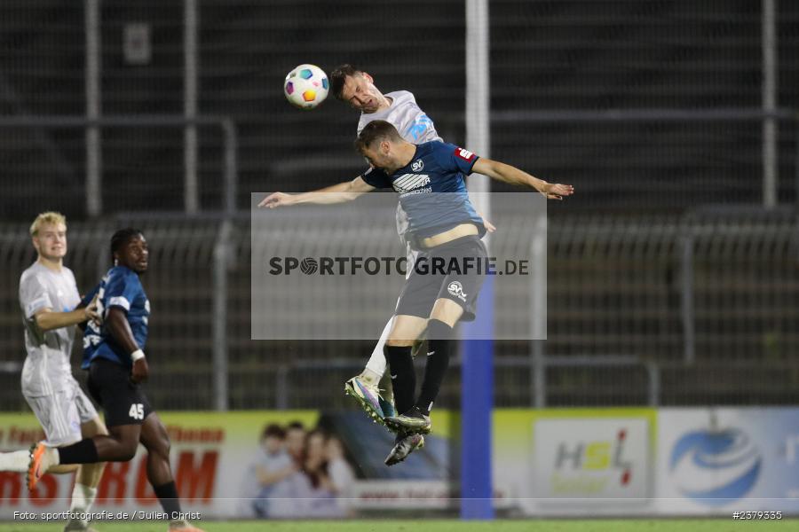 Luca Dähn, Stadion am Schönbusch, Aschaffenburg, 15.09.2023, sport, action, BFV, Fussball, Saison 2023/2024, 10. Spieltag, Regionalliga Bayern, SVS, SVA, SV Schalding-Heining, SV Viktoria Aschaffenburg - Bild-ID: 2379335 Luca Dähn, Stadion am Schönbusch, Aschaffenburg, 15.09.2023, sport, action, BFV, Fussball, Saison 2023/2024, 10. Spieltag, Regionalliga Bayern, SVS, SVA, SV Schalding-Heining, SV Viktoria Aschaffenburg - Bild-ID: 2379335