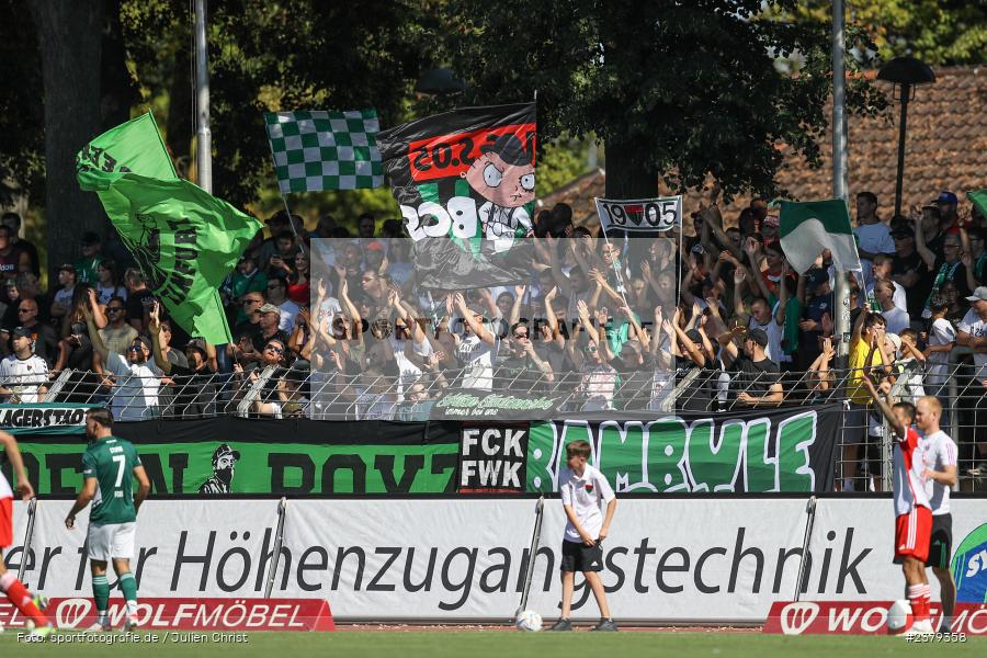 Fans, Willy-Sachs-Stadion, Schweinfurt, 16.09.2023, sport, action, BFV, Fussball, Saison 2023/2024, 10. Spieltag, Regionalliga Bayern, FCB, FCS, FC Bayern München II, 1. FC Schweinfurt 1905 - Bild-ID: 2379358